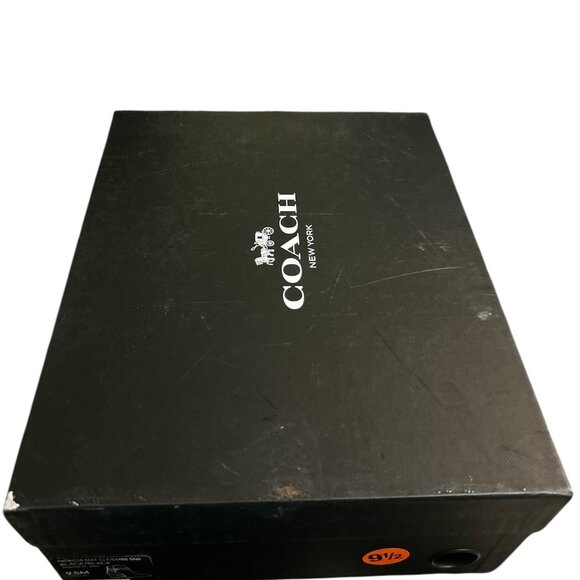 Coach Patricia Ankle Boots Booties Leather Croc Embossed Turnlock Zip Wmns 9.5 - Picture 10 of 10